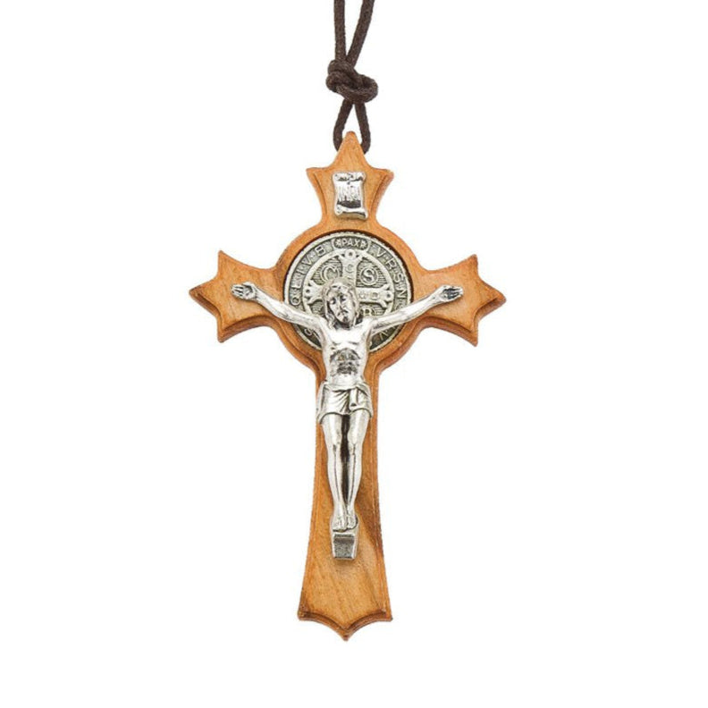 St. Benedict Olive Wood Cross