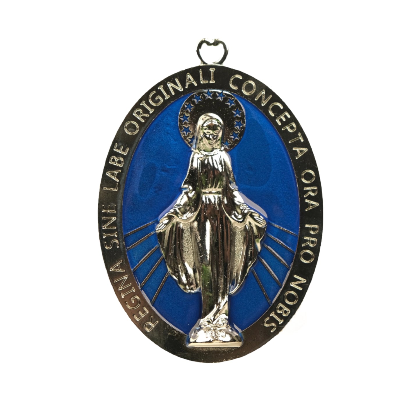 Virgin Mary Metal Plate