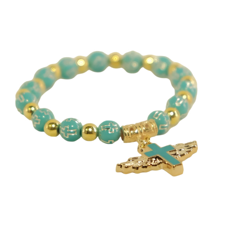 Cross & Wing Style Bracelet