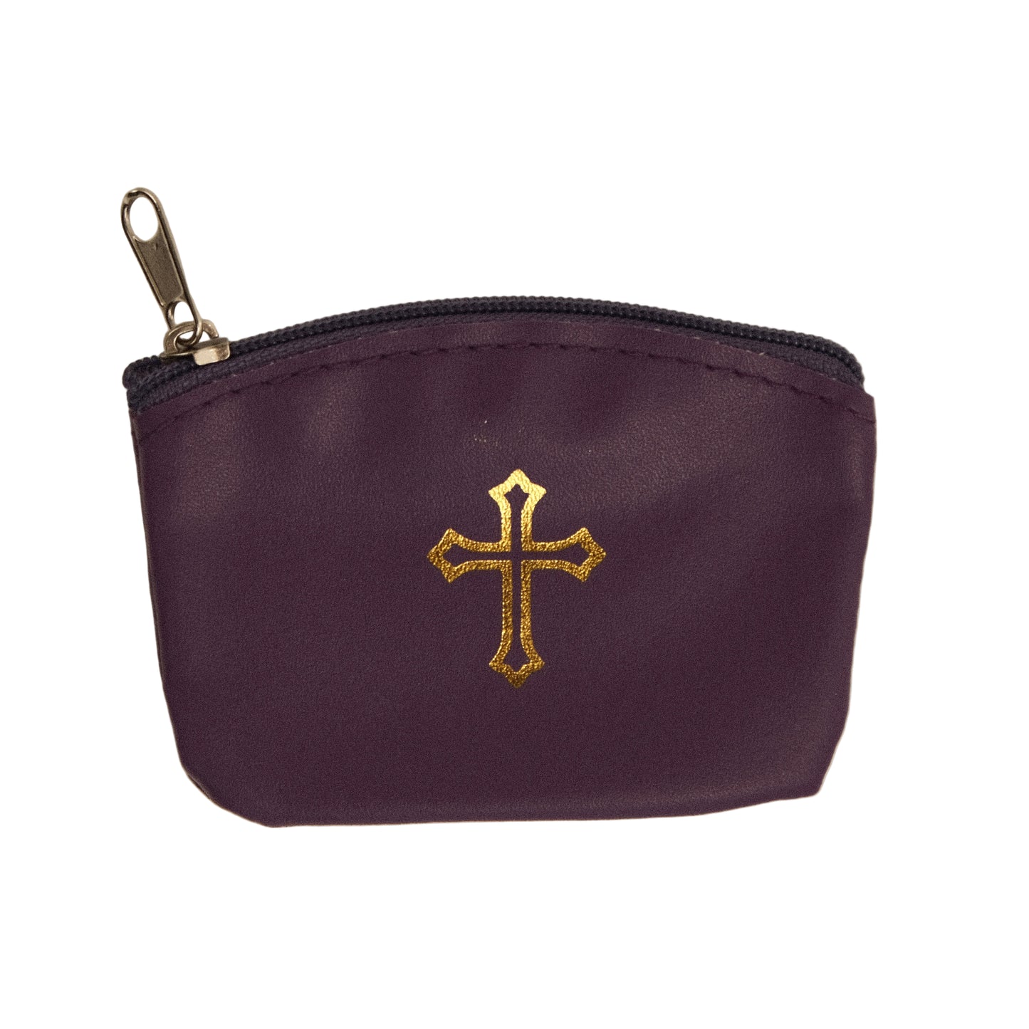 Purple Rosary Pouch