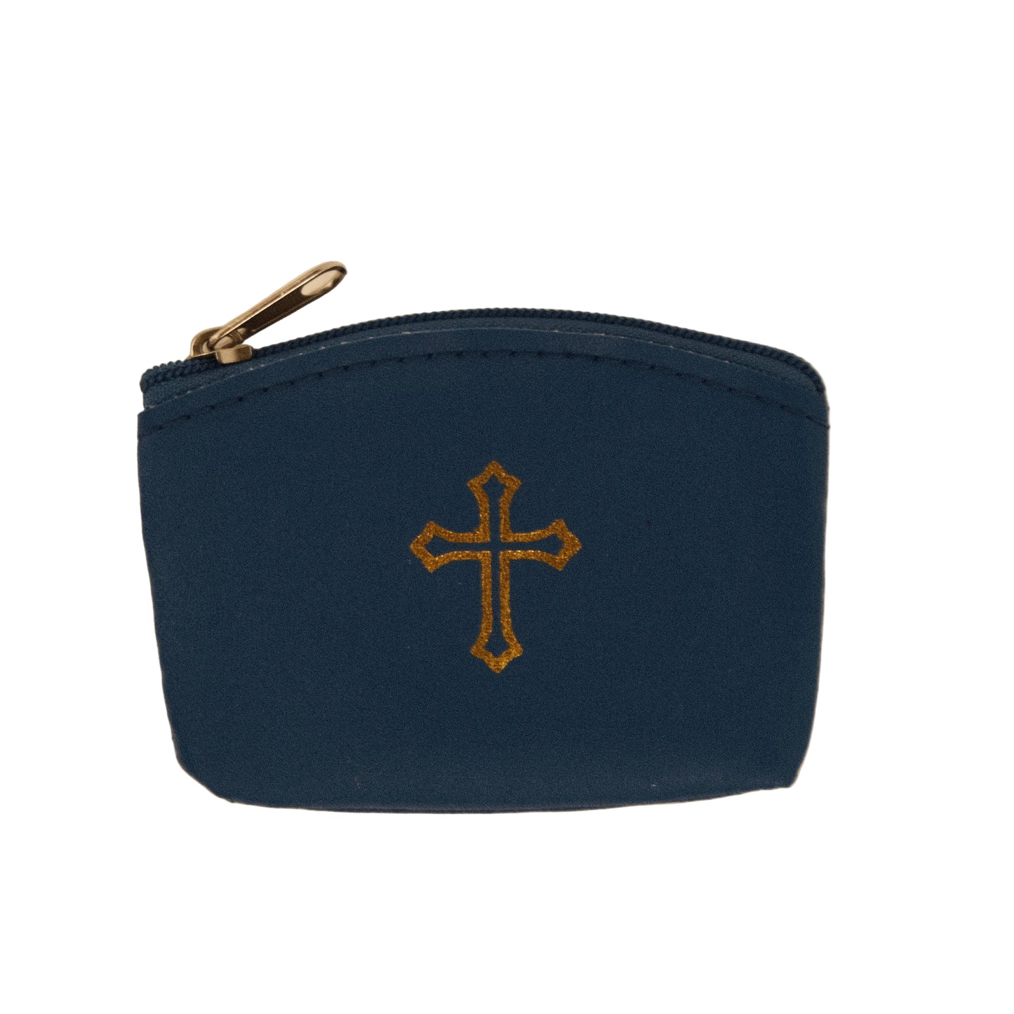 Blue Rosary Pouch