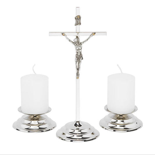 Metal Candle Cross Set