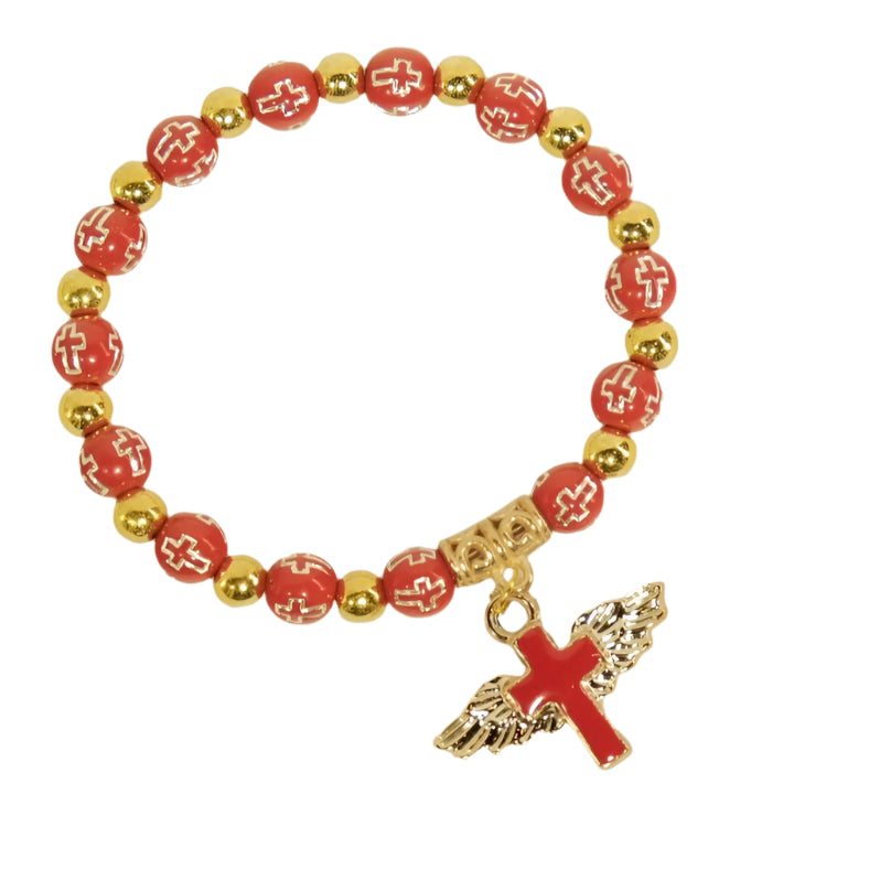 Cross & Wing Style Bracelet