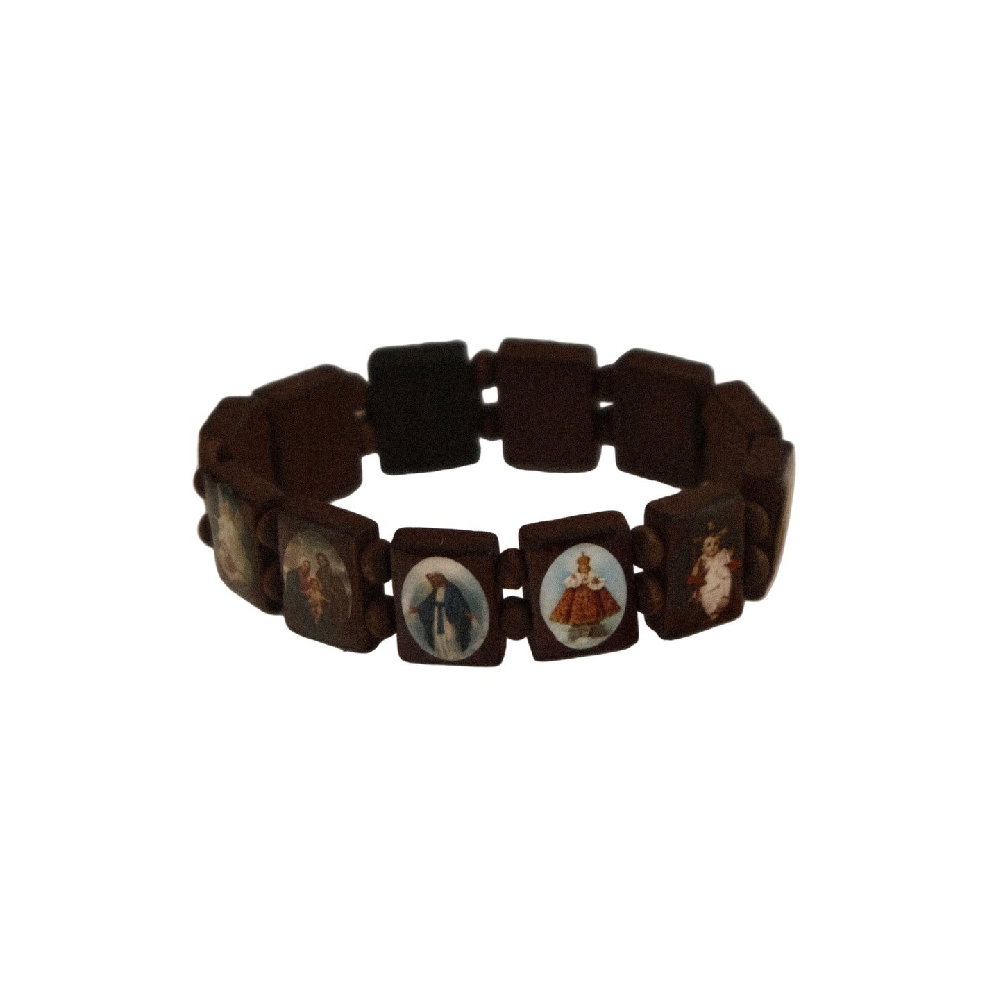 Saint Wooden Bracelet