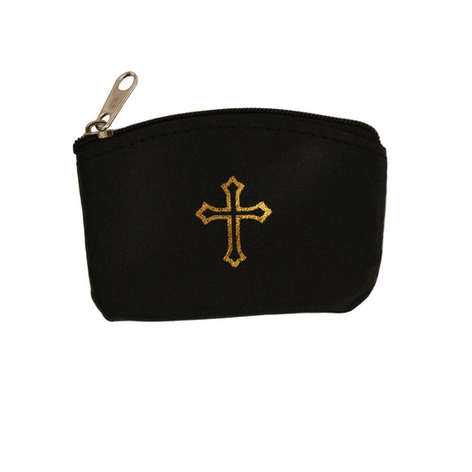 Black Rosary Pouch