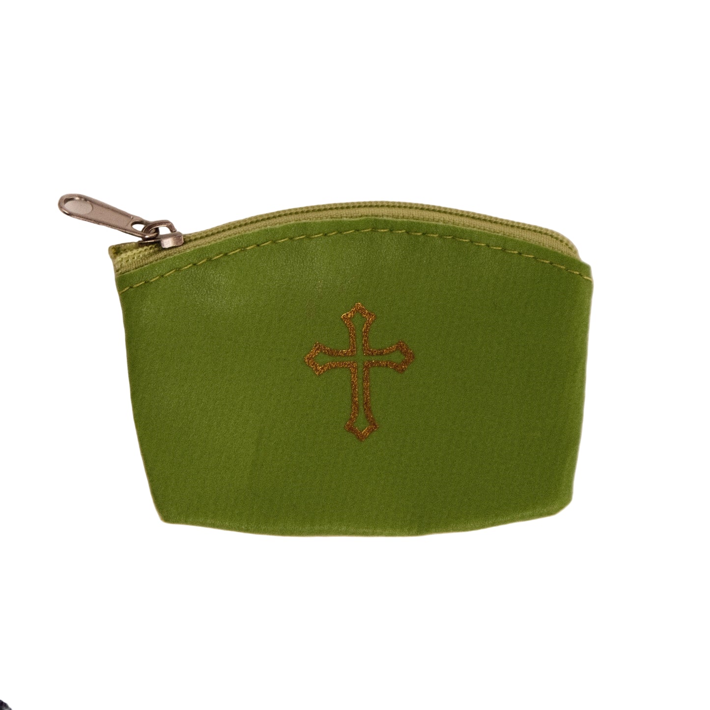 Green Rosary Pouch