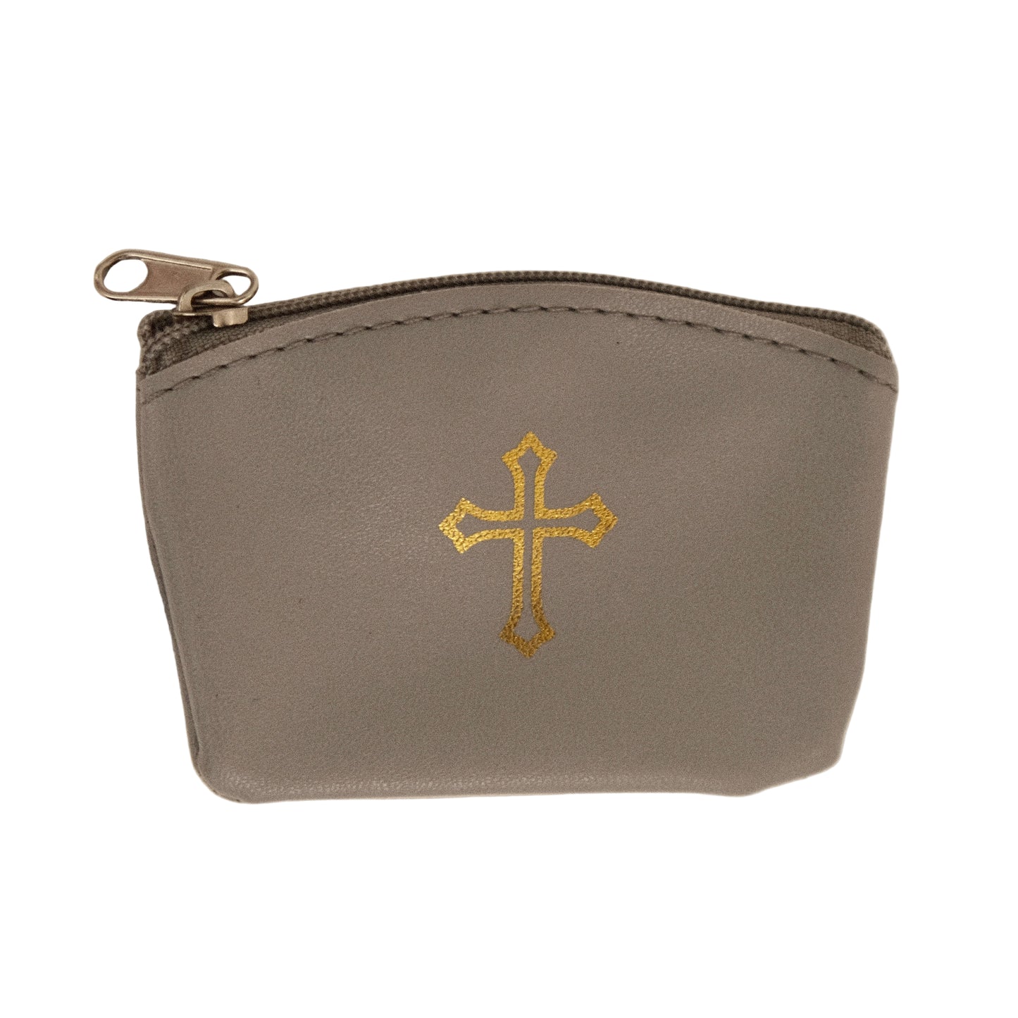 Gray Rosary Pouch