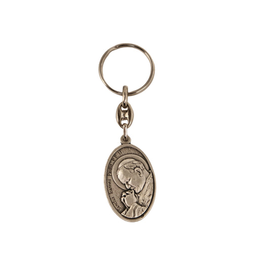 John Paul ii & St Christopher Keychain